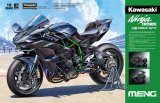 Meng Kawasaki Ninja H2 R (Unpainted Edition) 1/9 Model Kit