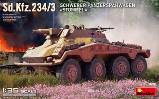 MiniArt Sd.Kfz.234/3 Schwerer Panzerspahwagen Stummel 1/35