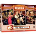 Master Pieces Puzzle Silver Screen Legends 3X500 PCS