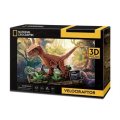 National Geographic Puzzle 3d Vélociraptor