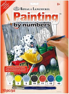 Royal & Langnickel - Paint by Numbers - Fire Waggin (Dalmatiens)