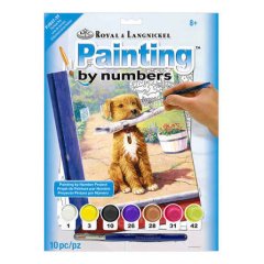 Royal & Langnickel - Paint by Numbers - The News Boy (Newspaper dog)