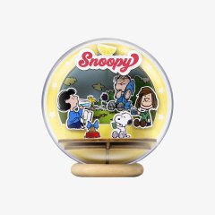 Puremind Snoopy Picnic Party Wooden Crystal Ball