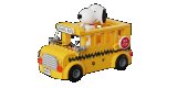Pantasy Snoopy School Bus Block Kit