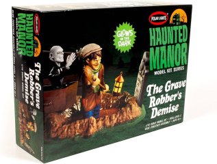 Polar Lights Haunted Manor Grave Robbers Demise Glow in the Dark Model Kit 1/12 (Level 2)