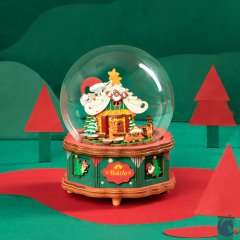 Boite de Musique en Bois/DIY Wooden Music Box - Christmas Town