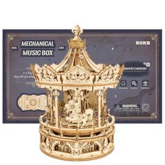 Boite à Musique en Bois/DIY Wooden Music Box - Romantic Carousel