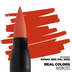 AK Interactive - Real Colors Marker - Signal Red Ral 3020