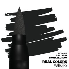 AK Interactive - Real Colors Marker - Ral 7021 Dunkelgrau