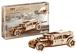 Revell Tini Adventures DIY Crative Wooden Model Hot Rod
