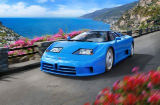Revell Bugatti EB 110 Model Kit 1/24