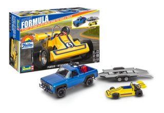 Revell 1978 Chevy Off Road 4X4 With Malibu Grand Prix Virage & Trailer 1/25