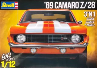 Revell - 69 Camaro Z/28 3 en 1 1/12