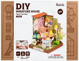 Rolife Fancy Tea Yard DIY Miniature House Kit
