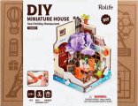 Rolife Sea Holiday Restaurant DIY Miniature House Kit