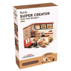 Rolife - Super Creator - Yum Yum Burgers DIY Plastic Miniature House