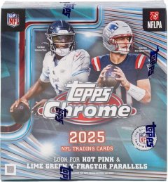 2025 Topps Chrome NFL Football Mega Box