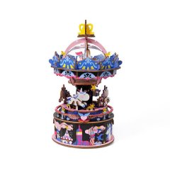 Boite de Musique en Bois/DIY Wooden Music Box - Starry Night