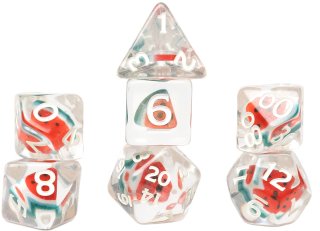 Sirius Dice Fruit Slice Watermelon 7-Die Set