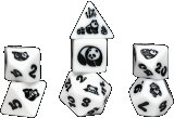Sirius Dice Animals Moon Panda 7-Die Set