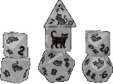 Sirius Dice Animals Shimmerpaw 7-Die Set