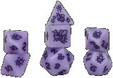 Sirius Dice Animals Royal Nectar 7-Die Set