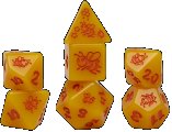 Sirius Dice Animals Golden Buzz 7-Die Set