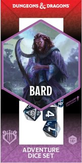 D&D Adventure Dice Bard Blue & Black