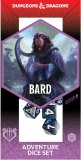 D&D Adventure Dice Bard Blue & Black