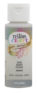Testors Craft Metalic Silver Acrylic Paint 59ml