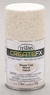 Testors Floquil Diorama Paint Snow / Neige Spray Can 82g