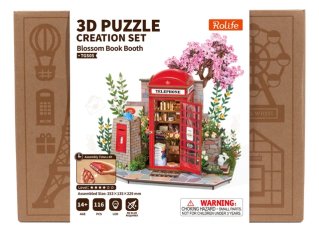 Rolife Blossom Book Booth 3D Wooden Puzzle (116 PCS)