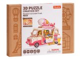 Rolife Beverly Ice Cream Truck 3D Wooden Puzzle (290 PCS)