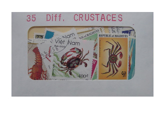Crustacés 35 Diff.