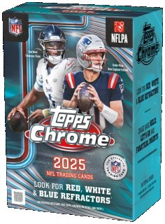 2025 Topps Chrome Football NFL Value Box