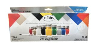 Testors - Ensemble de Peinture à Base D'Acrylique
