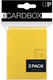 Ultra-Pro Deck Box 15+ Card Box 3pk Jaune / Yellow