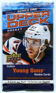 2020-21 Upper Deck Series 1 Retail - Paquets