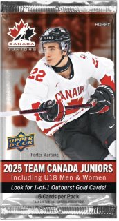 2025 Ud Team Canada Juniors Hockey Hobby - Paquets