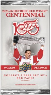 2025-26 Red Wings Detroit Centennial Hobby - Paquets