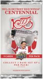 2025-26 Red Wings Detroit Centennial Hobby - Paquets