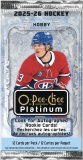 2025/26 Ud O-Pee-Chee Platinum Hockey Hobby - Paquets