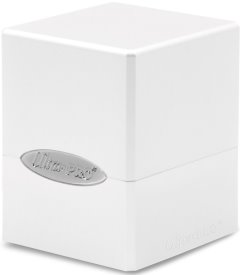 Up Boite de Rangement Satin pour Cartes de jeux / Deck Box Satin Cube Arctic White