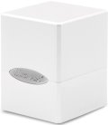 Up Boite de Rangement Satin pour Cartes de jeux / Deck Box Satin Cube Arctic White
