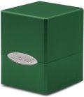 Up Boite de Rangement Satin pour Cartes de jeux / Deck Box Satin Cube Forest Green