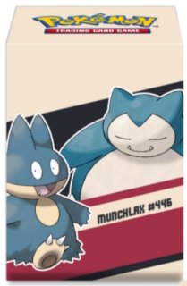 Boite de Rangement pour Cartes Pokemon Snorlax/Munchlax Deck Box