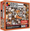 World Most Difficult Cats Double Side 500 pcs Puzzle