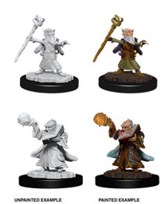 D&D Unpainted Minis: Male Gnome Wizard
