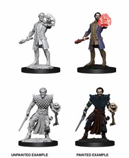 D&D Unpainted Minis: Male Human Warlock
