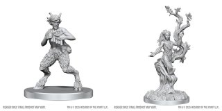 D&D Unpainted Minis WV28 Satyr & Dryad